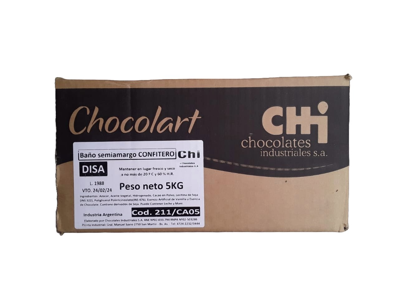 BAÑO-SEMIAMARGO-CONFITERO-211-DISA-por-5-kg BANO SEMIAMARGO CONFITERO 211 DISA por 5 kg