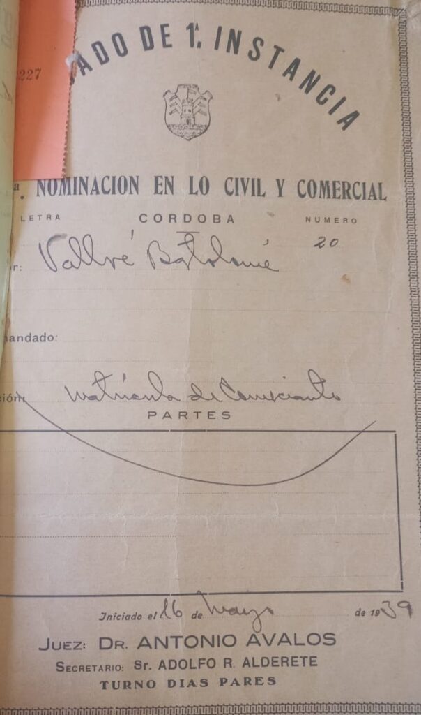 inscripcion comercial de vallvesrl